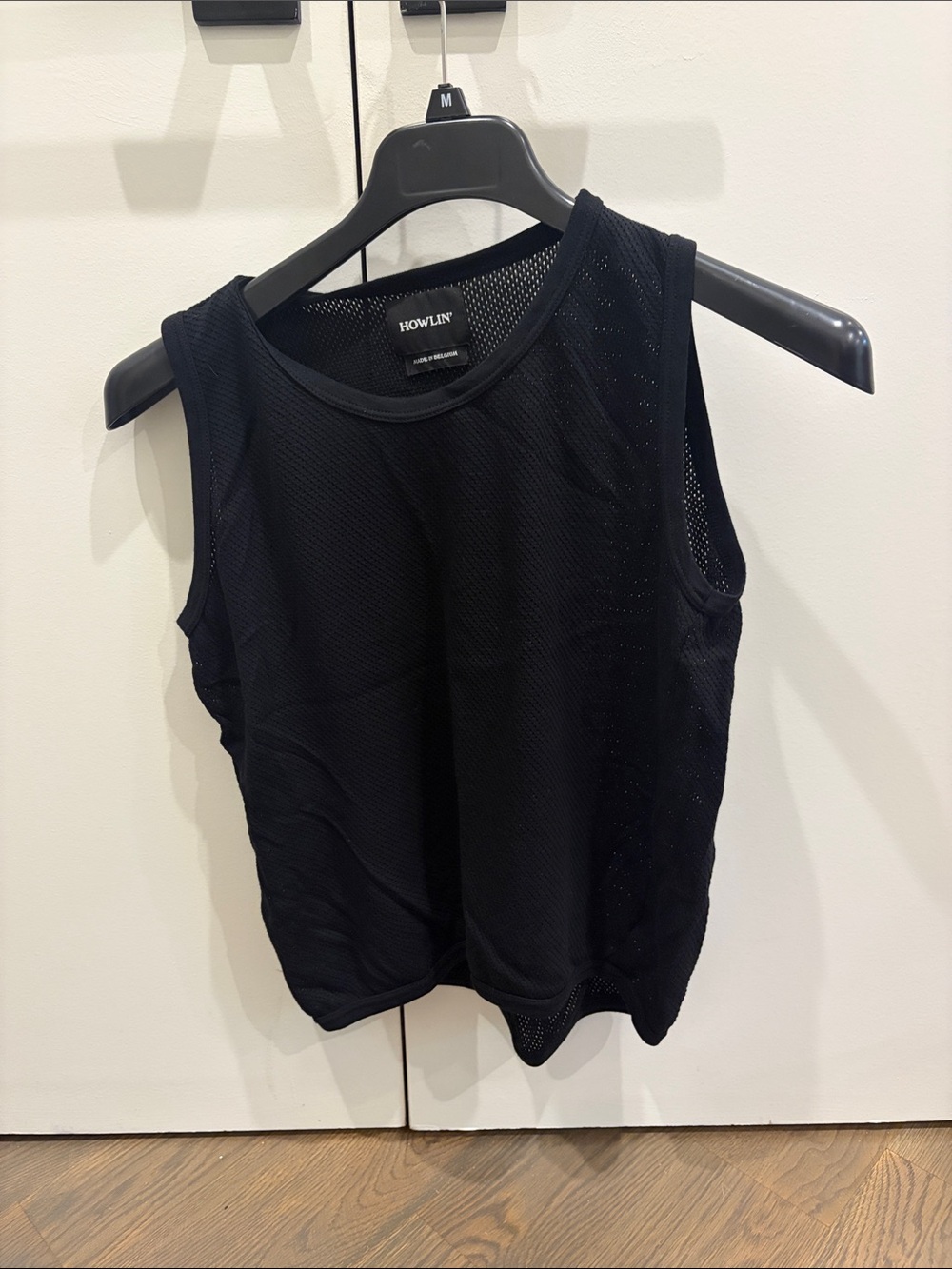 Howlin’ Black Mesh Tank Top